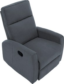 Fotoliu rotativ de relaxare, gri, MEKENZI