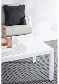 Set mobilier de grădină alb din aluminiu pentru 4 persoane Harley – Bizzotto