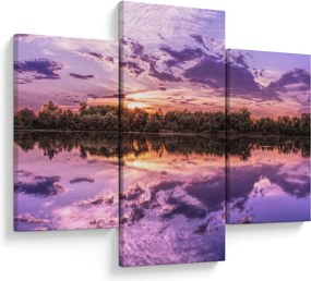 Tablou cu cerul violet (90x60 cm)