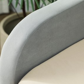 HOMCOM Pat Canapea 90/180x190 cm, Pat Extensibil Convertibil în Pat Dublu, Tapițerie, Cotiere, 2 Buzunare, Lamele din Plop, pentru Living sau Oaspeți, Gri Deschis | Aosom Romania