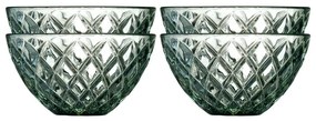 Boluri mici verzi 4 buc. din sticlă 325 ml Sorrento – Lyngby Glas
