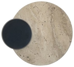 Aplica LED lumina ambientala travertin ECLIPSE WALL 14W 3000K
