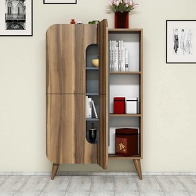 Cabinet Mine - Walnut, Blue
