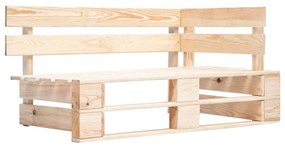 3066826 vidaXL Set mobilier paleți cu perne, 4 piese, lemn de pin tratat