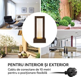 Blumfeldt Skyriver fântână de grădină și interior cu LED, cablu 10 m