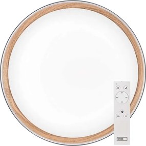 Plafonieră LED dimabilă ILVI LED/45W/230V 2700-6500K Ø 50 cm negru/bej + telecomandă