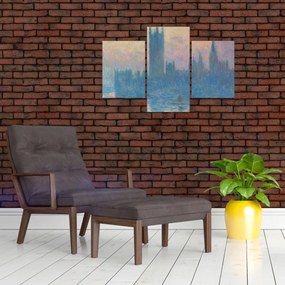 Tablou - Claude Monet, The Houses of Parliament, Sunset, reproducere (90x60 cm)