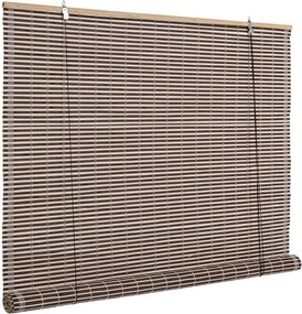 Jaluzea tip rulou din bambus maro Marsiglia 150 cm x 260 h
