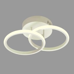 Lustră LED aplicată BARI LED/20W/230V albă