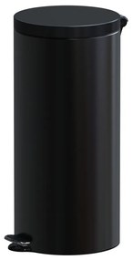 Coș de gunoi cu călcare, 30 l, negru