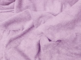 Cearsaf froté PREMIUM roz-mov 160x200 cm