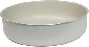 Tava de copt Oliver Voltz OV51222E28, 28 x 8 cm, Aluminiu, Acoperire marmorata, Fara PFOA, Crem