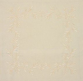 Husa de perna decorativa SCENTED BLOOM 40x40 cm, crem