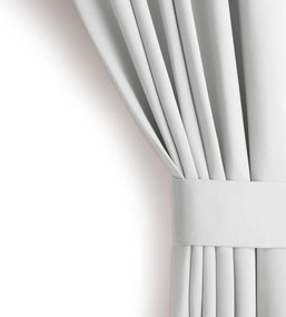 Draperie albă termoizolantă/dimout (semi-opacă) 140x245 cm Kierra – Restilo