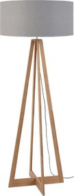 Lampadar realizat din materiale naturale, durabile si ecologice, EVEREST/F gri inchis