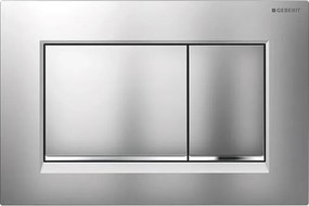 Geberit 115.883.JQ.1 - Plăcuță de acționare Sigma30, 24,6 x 16,4 cm, crom mat / crom lucios