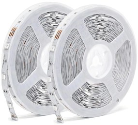 Aigostar - Bandă LED RGBW dimmabilă LED/48W/12V 2x7,5 m Wi-Fi