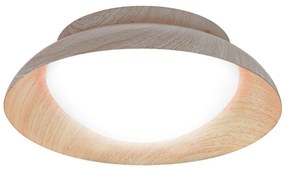 Osram - Plafonieră ORBIS MILAN 2xE27/10W/230V, Ø 30,5 cm, finisaj lemn