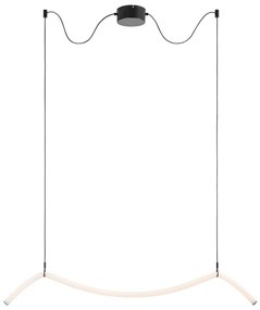 Markslöjd 108873 - Lustră LED MELT, reglabilă pe cablu, 13W, 230V, neagră