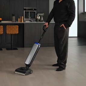 Aspirator vertical Tineco Floor One S9 Artist Premium, 230W, 22000 Pa, Curatare uscata/Umeda, Autonomie 50 min, Senzor iLoop, Gri