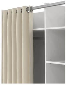Șifonier alb/bej 100x160 cm Kit – Tvilum