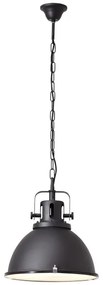 Brilliant - Lustră suspendată pe lanț JESPER GLAS 1xE27/60W/230V negru