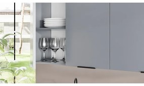 Set bucătărie PEARL, 240 cm, gri