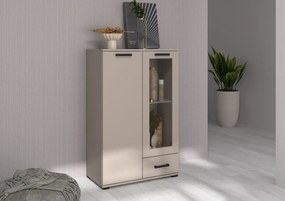 Comodă Frazio Tall – 80x40x125 cm – Cașmir
