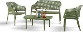 Set terasă Martina polipropilenă HoReCa - VERDE