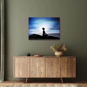 Tablou - Femaia meditând (70x50 cm)