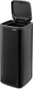 Coș de gunoi negru mat cu senzori de atingere din oțel 30 l Bo Touch – Brabantia