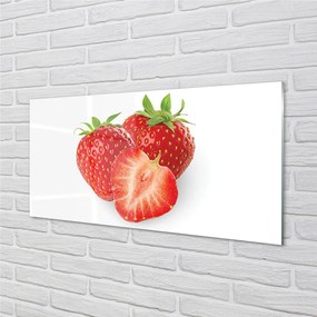 Tablouri acrilice Căpșunile pe fundal alb