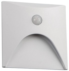 Kanlux 39129 - Lampă LED pentru trepte cu senzor EXIN 2,5W/230V 3000K IP65 albă, pătrată