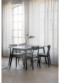 Masă de dining Rowico Lotta, 140 x 90 cm, negru