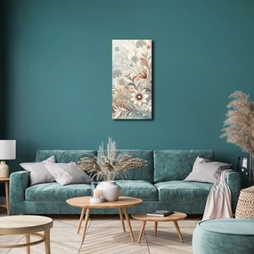 Tablou flori delicate în tonuri pastel