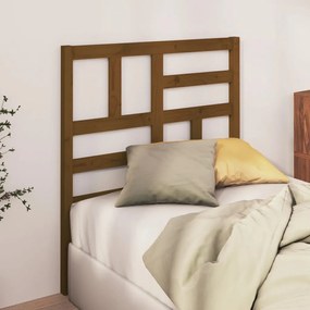 vidaXL Tăblie de pat, maro miere, 96x4x104 cm, lemn masiv de pin