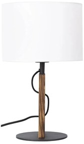 Lampă de masă PINUS 1xE27/40W/230V alb/wood