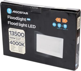Aigostar - Proiector LED/150W/230V 4000K IP65 negru