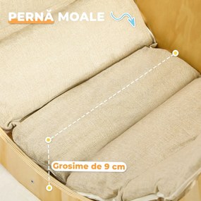 AIYAPLAY Arc Montessori 3 în 1 pentru Copii de 18-48 Luni, Structură de Cățărare, Măsuță și Balansoar cu Pernă | Aosom Romania