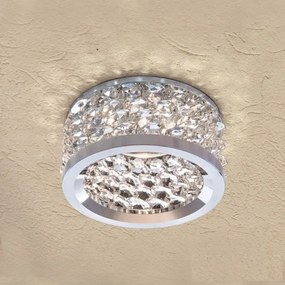 Spot incastrabil dimabil, cristal K10 Korb crom Str 10-461 chrom/EBL OR