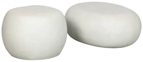 Măsuță de cafea albă rotundă ø 50 cm Pebble – vtwonen