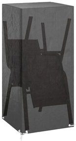 319337 vidaXL Husă scaun grădină, 8 ocheți, 75x70x140 cm, polietilenă