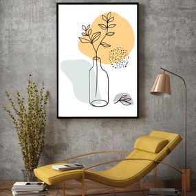 Poster - Vaza cu platnă (A4)