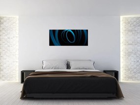 Tablou cu linie albastră (120x50 cm)