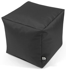 Fotoliu puf pentru copii roșu Cube M – So Soft?