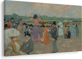 Tablou - Jean-Louis Forain, The Races at Longchamp, reproducere (90x60 cm)