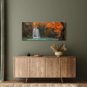 Tablou - Cascadă în Thailanda (120x50 cm)