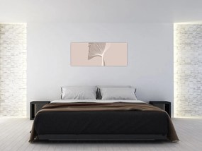 Tablou - Frunze bej N⁰4 (120x50 cm)