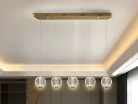 Lustra cu 5 pendule LED design modern Austral SV-354264