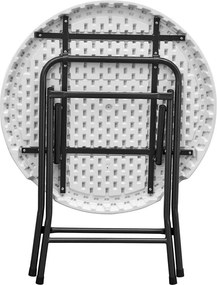 Masă pliabilă rotundă de grădină ø 80 cm – Rojaplast